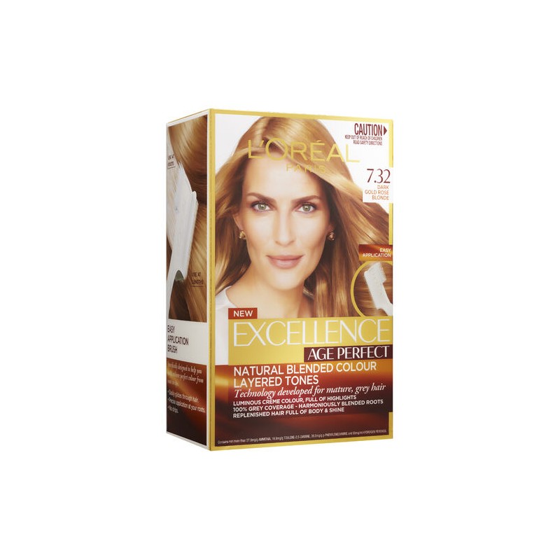 L'Oreal Excellence Age Perfect 7.32 Dark Gold Blonde