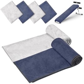 URAQT Toallas Baño, 4pcs Toalla Microfibra Gimnasio Extra Suaves y Ultra Absorbentes, Toalla Gym Secado Rápido, Toallas Ducha Multipropósito para