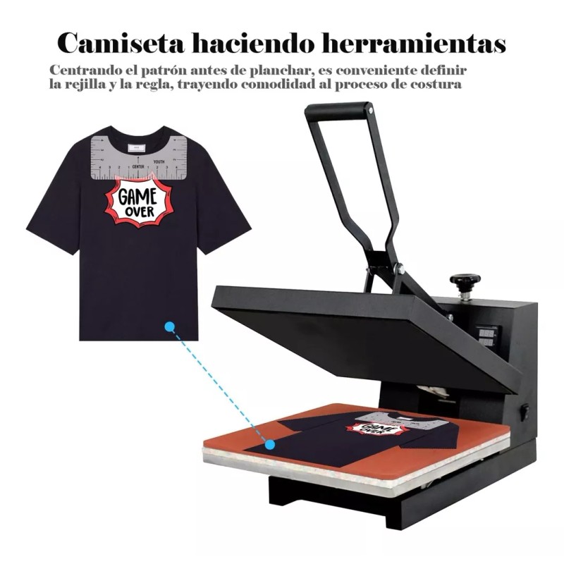 Dolores Regla Camiseta Playera Guía Gráfica Impreso Herramientas Set