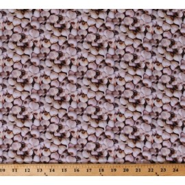 Elizabeth Studios Cotton Garlic Bulbs Vegetables Herbs Kitchen Food Fabric Print BTY D574.78