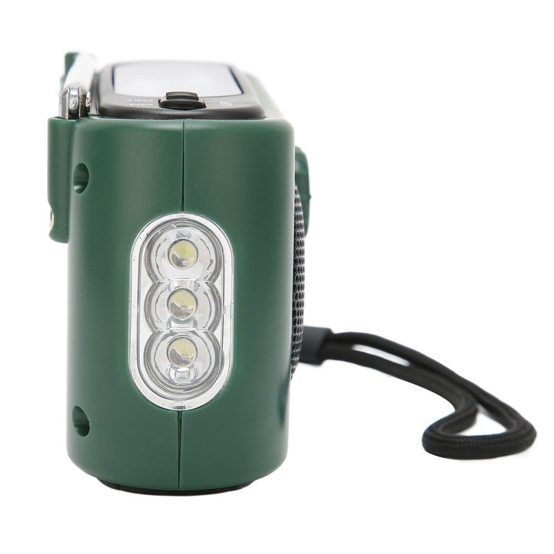 Hand Crank Radio Portable Practical LED Torch Outdoor Multi Band