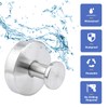 Mesee 4 Pieces Suction Cup Hooks for Shower, Removable Towel
