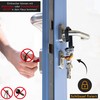 Cal Break-In Protection Crocodile for House and Door Door Lock