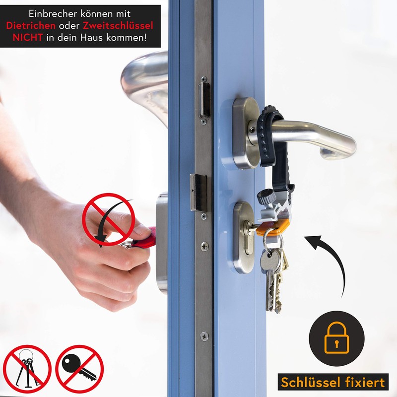 Cal Break-In Protection Crocodile for House and Door Door Lock