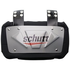 Schutt unisex adult AiR Maxx Back-Plate for Shoulder Pads Football Back Plate, Black, US
