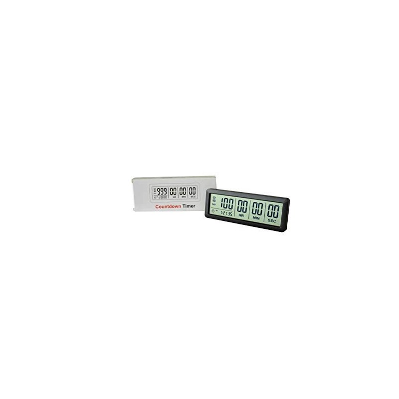 Digital 999 Days Countdown Timer Display time for Retirement Vacation