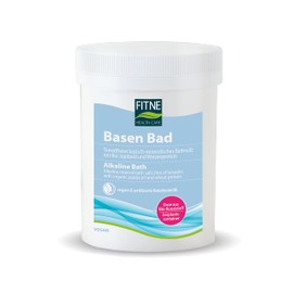 FITNE Basen Bath, Bath Salts with Organic Jojoba Oil and Wheat Protein, Support Acid-Base Balance, Skin Care and Detoxification, Surfactant-Free, Vegan (400 g)
