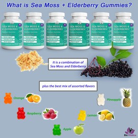 BIO VITALICA Sea Moss Gummies Elderberry BioVitalica - Parent (6)