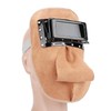 Head‑Mounted Cowhide Welding Helmet Cap Dual Lens Anti‑Spatter Heat Insulation