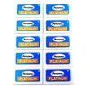 Personna Platinum Razor Blades 100 Razor Blades for Safety Razor
