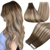 Full Shine 20Inch Tape in Real Human Hair Balayage Color