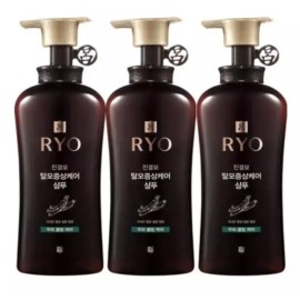 Rye 약산성 려 진결모 탈모증상케어 샴푸 두피쿨링케어 490ml 3개 Mild Acidic Scalp Care Anti-Hair Loss Shampoo Cool Down Scalp Care 490ml 3ea