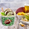 INSPIREYEE 100 PCS Football Party Snack Bowls 9 oz Green
