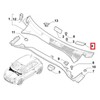 Car Wiper Scuttle Panel Cover Trim Right 735452712 Replacement for