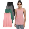 Cosy Pyro Workout Tank Tops for Women Lightweight Running Tanks