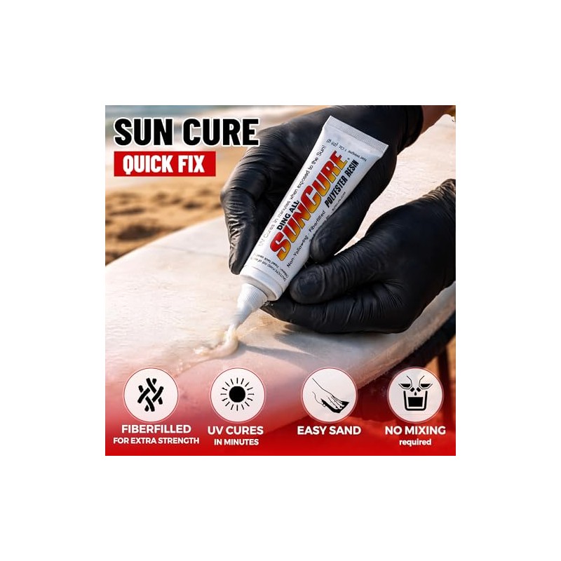 Ding All Polyester Repair Kit for Surfboards - 4 Oz