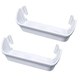 2 pack 240323001 Refrigerator Door Bin, Refrigerator Side Shelf Replacement Part, (15.95in long), Fit for frigidaire kenmore, Replace AP2115741, PS429724, AH429724, 240323007, (DON’T fit freezer door)