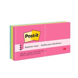 Post-it Notas Adhesivas Pop-Up, colección Capetown, 7.6x7.6cm, 6 pads, 100 hojas por pad