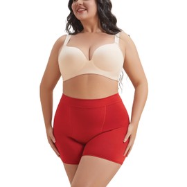 Goat Union 2" Period Underwear Boxer Briefs Boy-shorts, Organic Cotton Lining, Hi-Waisted & Heavy Flow, FSA HSA Approved,Lava Fall, XL