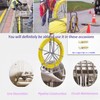 INTBUYING Fish Tape Fiberglass 425FT 6MM Duct Rodder with Brake
