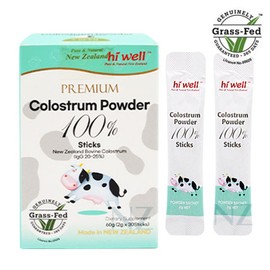 Hiwell Premium Colostrum Powder Sticks 30 Packets / 하이웰 프리미엄 초유파우더 스틱 30포