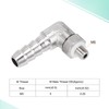 MECCANIXITY Nickel-Plated Copper Hose Barb Fitting Elbow 6mm Barbed M5x0.8
