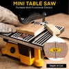 Sbestily Mini Table Saw, Portable Multi-Functional Electric Miter Saw for