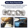 ZQZ M3-0.5mm Hex Nuts,300 Pack 304 (A2-70) Stainless Steel Hardware