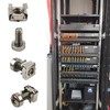 Gad2go 50 Pack Rack Mount Cage Nuts Screws and Washers