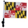 MARYLAND Golf Cart Flag with SSP Flags EZ On &