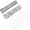 SATINIOR 2 Sheets Chicken Wire Net for Craft Work, Galvanized