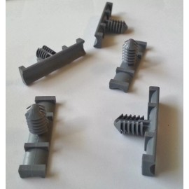 Jurassic Classic Auto Parts 5 Pcs Nylon Fasteners Wiring Harness Retainers Clips 9mm x 37mm For A chevy NOS