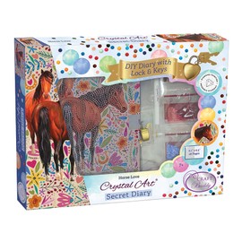 Crystal Art Secret Diary - Horse Love - Diamond Painting Kit for Ages 8 and Up