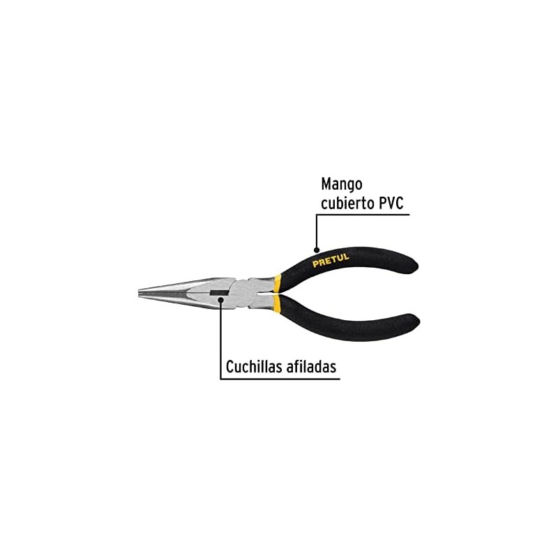 Pretul PPC-6PG, Pinza de punta y corte 6 mango de