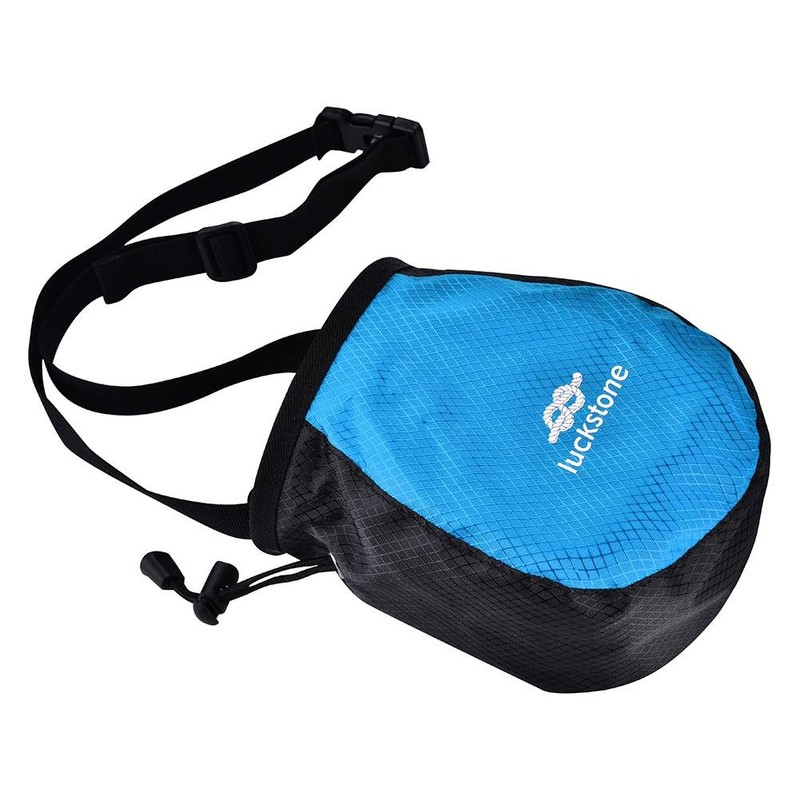 Bolsa de gis para escalada con cordón y cinturón ajustable