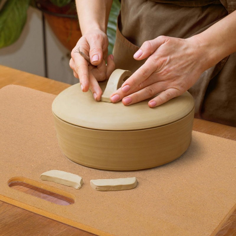 ZENFUN Clay Wedging Board, 12 x 18" Portable Clay Board