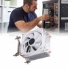 CPU Cooling Fan 3.54in 2 Heat Pipes 3pin 12VDC 2000RPM