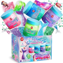 FUN KIDZ 35.16 FL OZ Summer Mermaid Slime Toy for Girls Ages 6-8 FunKidz Big Premade S...