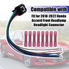 Front Headlamp Headlight Connector Fit for Honda Accord 2018-2022 8-Way