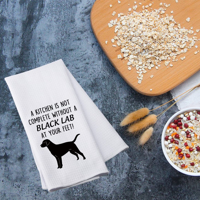 Black Lab Kitchen Towel A Kitchen is Not Complete Without