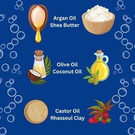 Moroccan Indigo Nila Facial Soap - Handmade with Argan Oil & Shea Butter