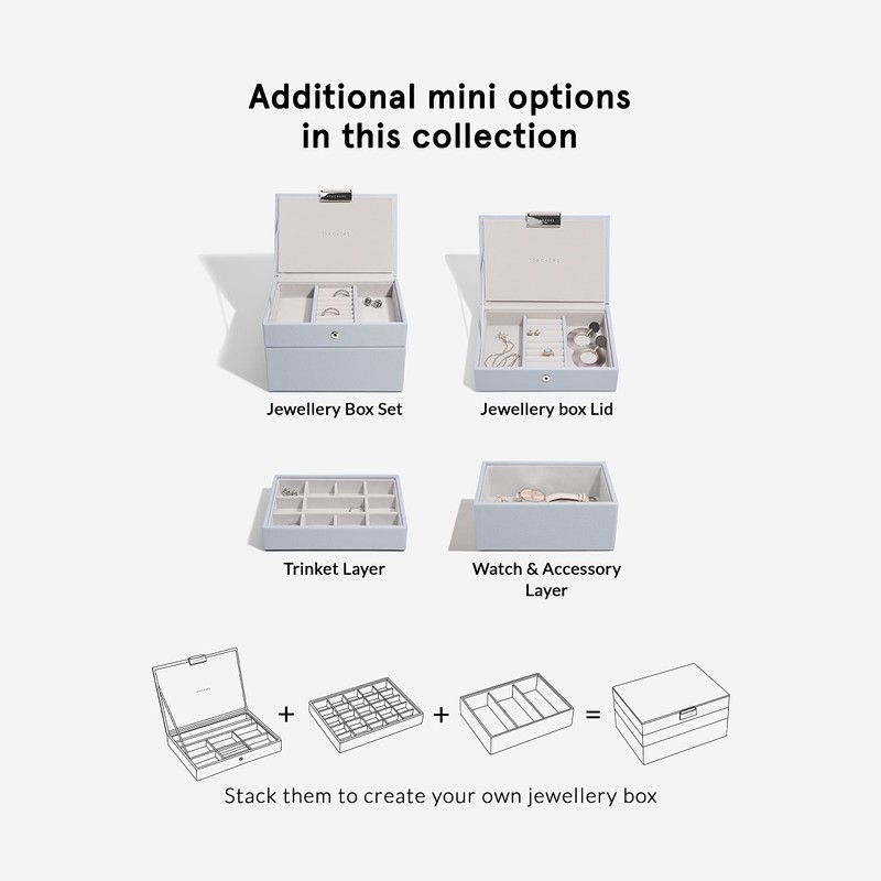 Stackers Lavender mini Jewellery Box Lid