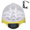 7 Eggs Incubator Easy Temperature Control Mini Egg Incubator for