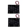 LampVPath (Pack of 2 5 AA Battery Holder, 5 AA