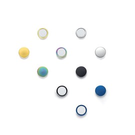 Epoch World 5 Pairs Strong Magnetic Earrings for Man Woman Fake Clip Non Pierced Stud Earrings Hypoallergenic 8mm Diameter