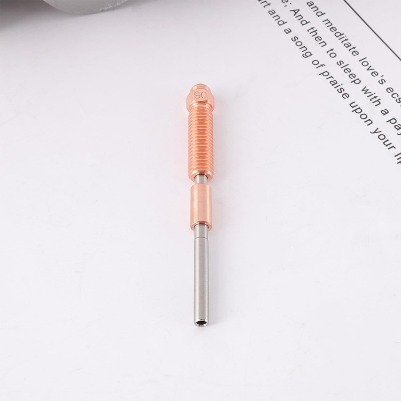 ECSiNG 1 x 3D printer nozzle, 0.6 mm, total length