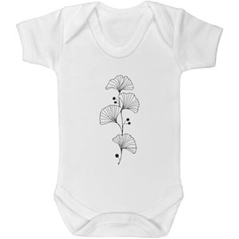 Azeeda 3-6 Month 'Ginkgo Biloba Leaf' Baby Grow/Bodysuit (GR00135955)