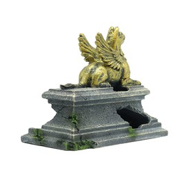 iplusmile Aquarium Rockery Decor Flying Deity Statue Lightweight Fish Tank Ornament Zen Buddha Figurine for Fish Tank Landscaping Easy Care and Stable Base