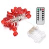 Heart Shape 20LED String Lights 2M Copper Wire Light for