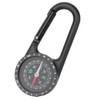 Delaman Carabiner Compass, Zinc Alloy Portable Carabiner Compass with Graduated